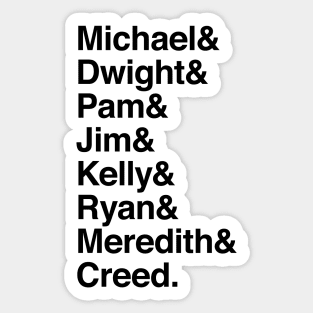 The Office Cast Sticker